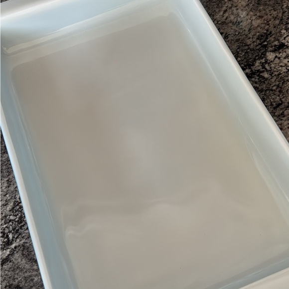 Vintage Pyrex Snowflake Garland Lasagna Pan (Model #933) - Picture 4 of 5